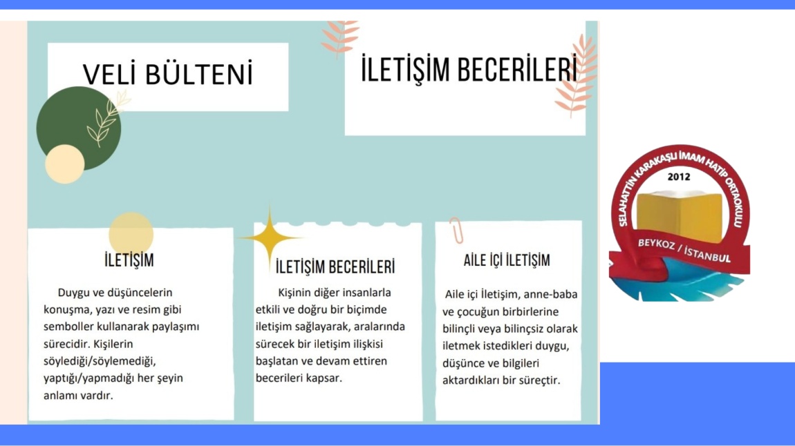 Veli Bülteni İletişim Becerileri