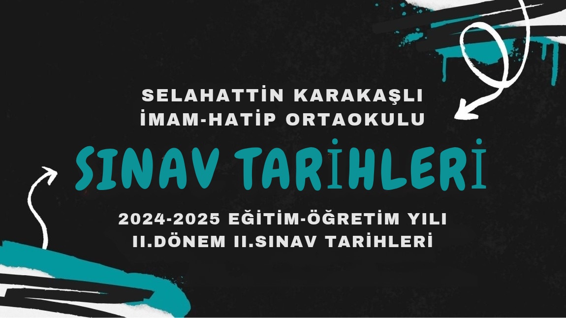 2.Dönem 2.Sınav Tarihleri